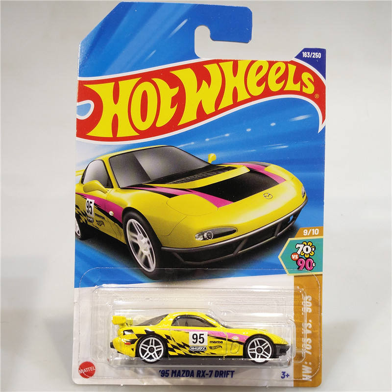 Hot Wheels C4982 รถสปอร์ตร้อน Mazda RX7 Drift Racing Hotwheels