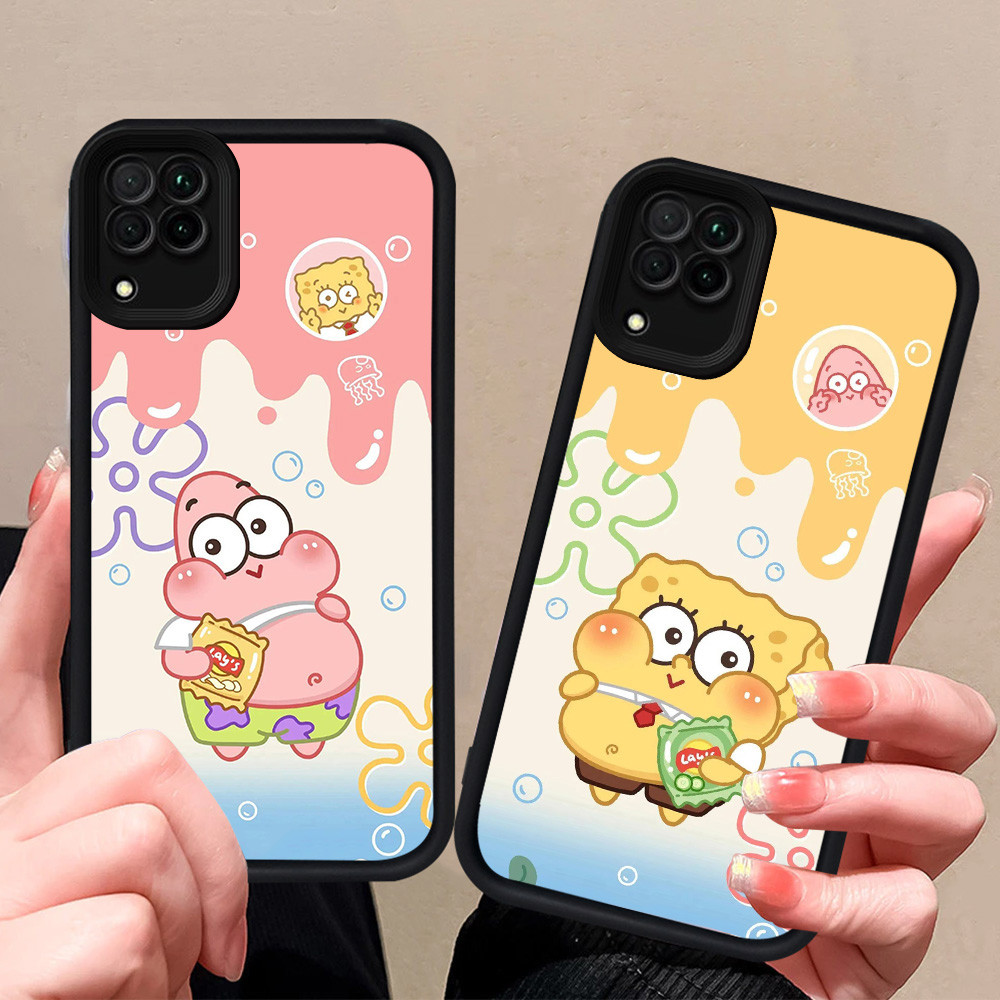 R76 SpongeBob Samsung Galaxy A15 A05S A14 A55 A25 A35 5G Case