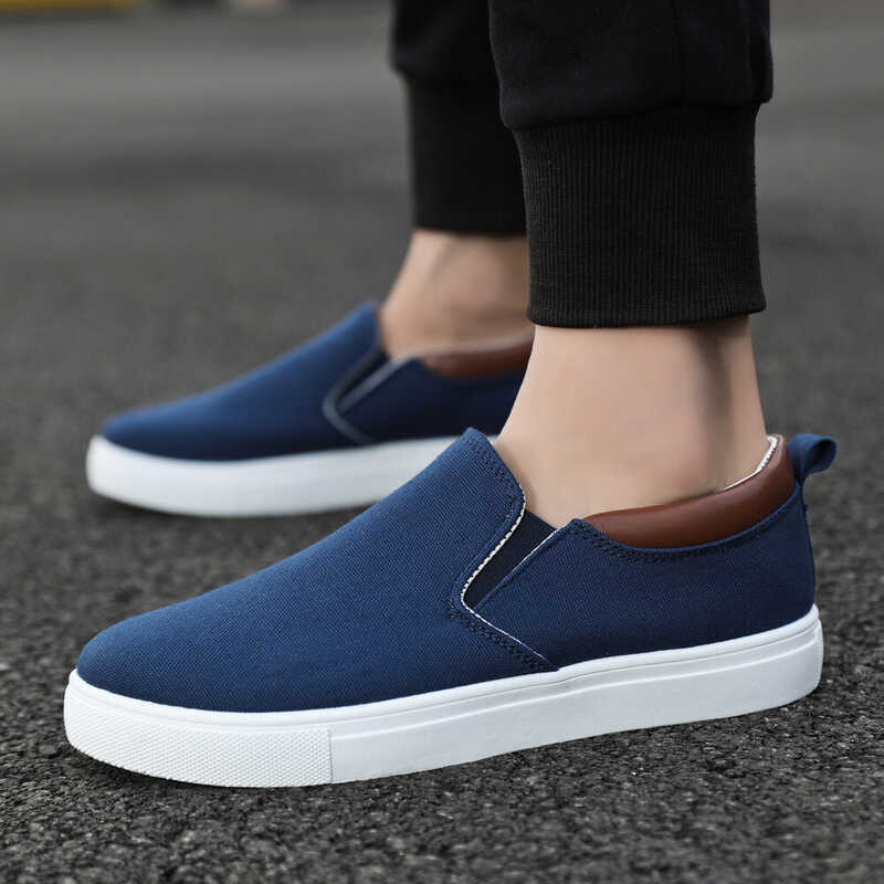 ❤ MC Men's Casual Canvas Deck On Sneakers Korean Style Comfort Loafer Outdoor Fashion Low Top
