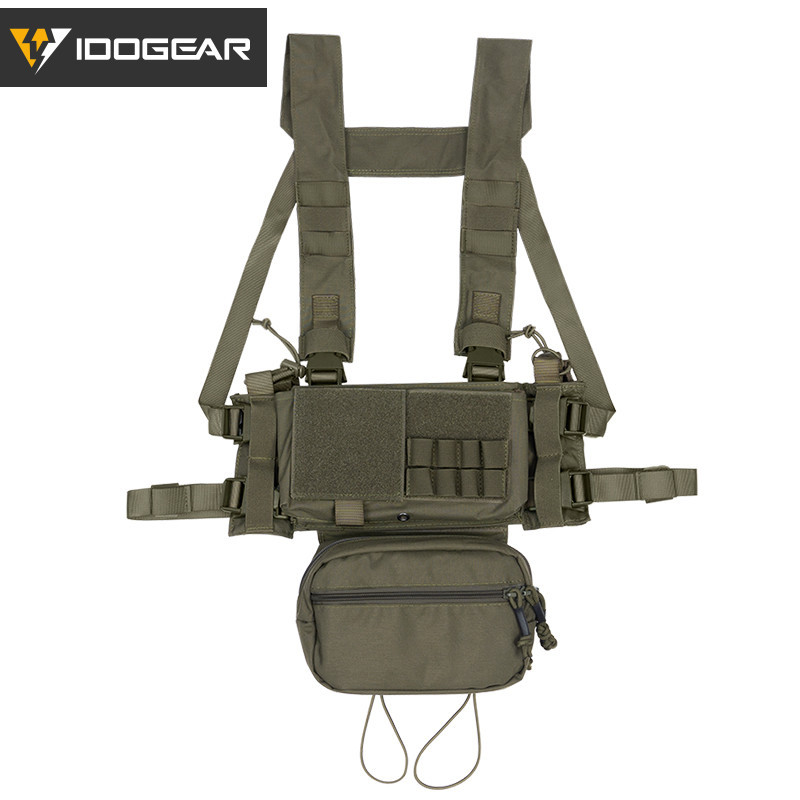 Idogear Tactic MK3 ครบชุด Chest Rig Modular น้ําหนักเบา w/ 5.56 Mag Pouch 3317