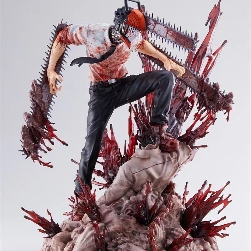 Chainsaw Man Chainsaw Man ไฟฟ้ารูป Demon Hunter Bochita ฉากภาพเคลื่อนไหว 2 มิติชุดเครื่องประดับกรณี