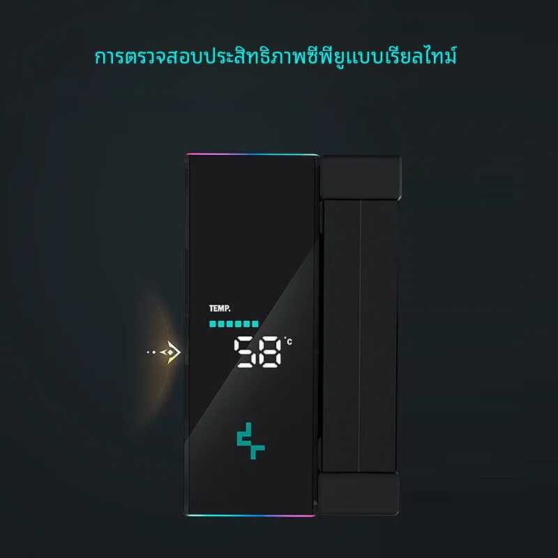 Deepcool Ak400จอแสดงผลดิจิตอล4ท่อความร้อนซีพียูเย็น120มม. เ