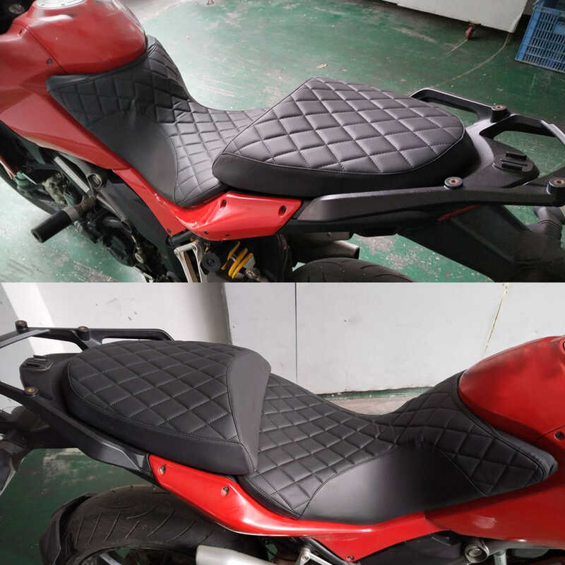 ปลอกหุ้มเบาะหนังแท้สำหรับ 7F3 Ducati Multistrada 1200S Multi MTS 1200
