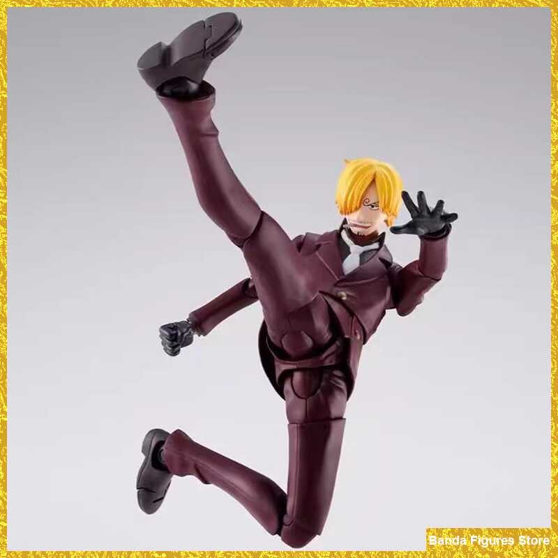 ต้นฉบับ Bandai S.H. Figuarts SHF หนึ่งพาย Sanji ที่โจมตีบน Onigashima หุ