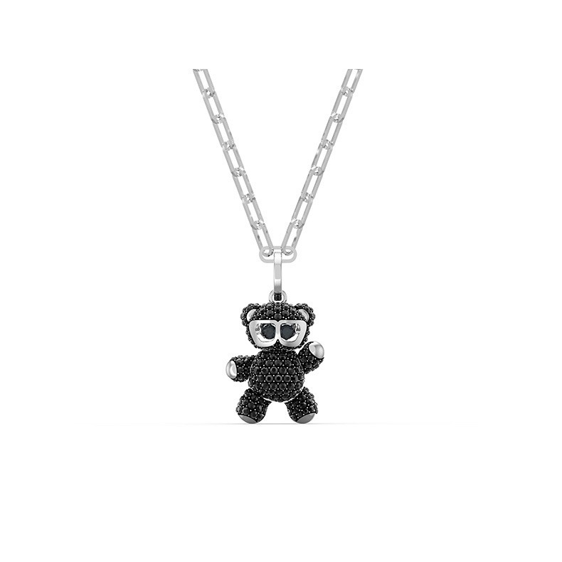 Swarovski Teddy Shining Teddy Bear Heartbeat Bear เครื่องประดับสร้อยคอผู้ชาย
