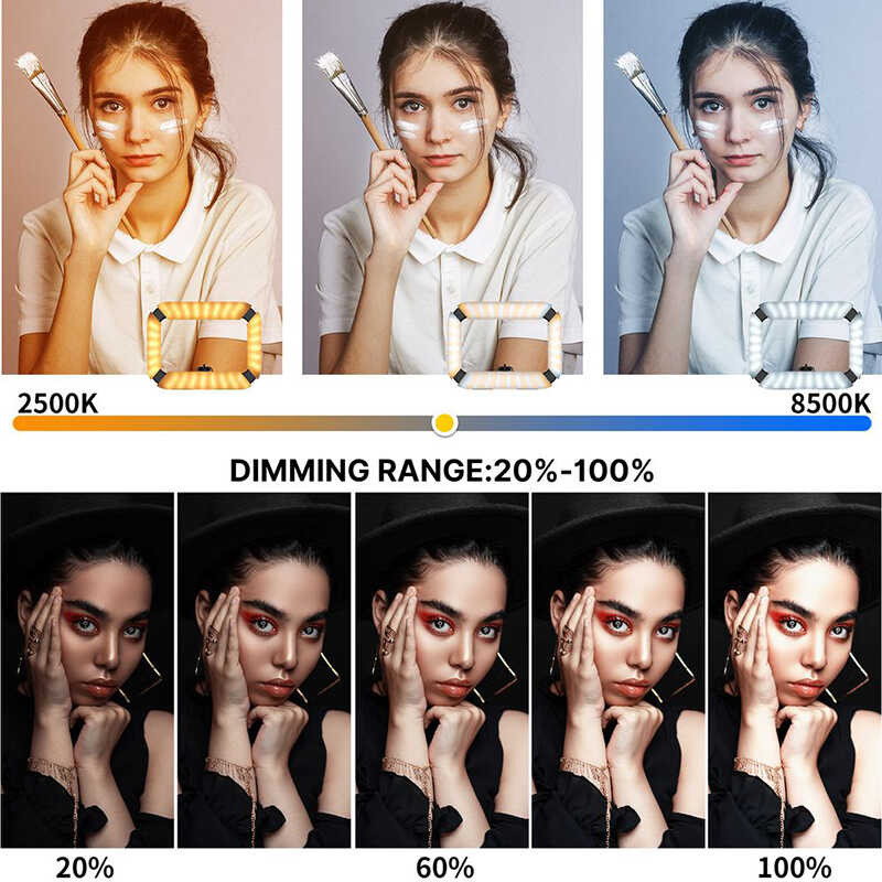 Δ อุปกรณ์วิดีโอสมาร์ทโฟน Ulanzi U200 Ultimate Handheld LED Ring Selfie Li