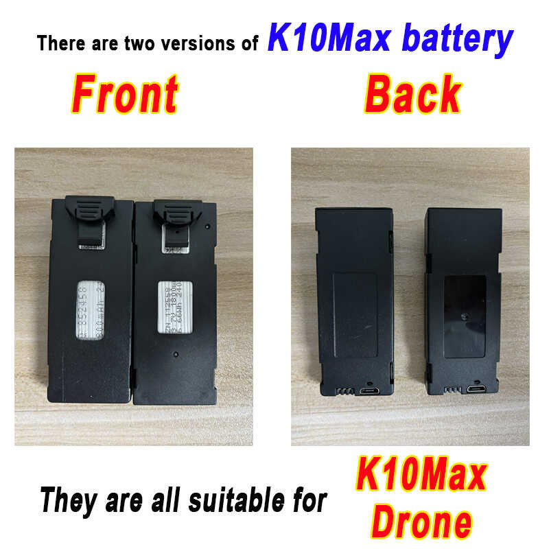 Δ แบตเตอรี่เดิม 3.7V 1800Mah K10 Max Drone อุปกรณ์เสริมแบตเตอร