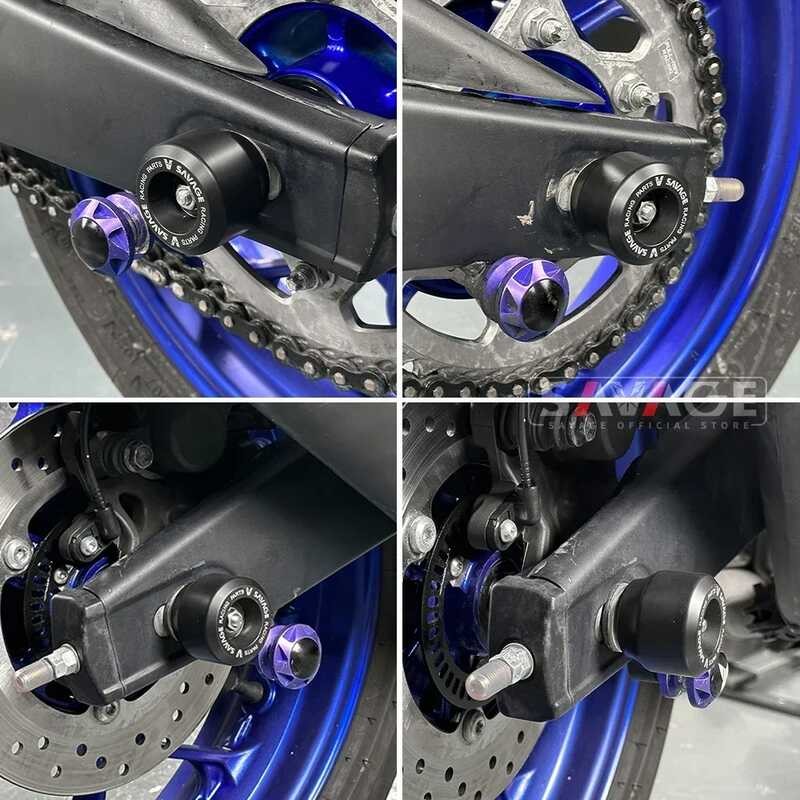 Δ ภาพใหญ่: YAMAHA Mt03 Mt25 YZF R3 R25 เพลาหน้าด้านหลังสไลด์ 2015-0