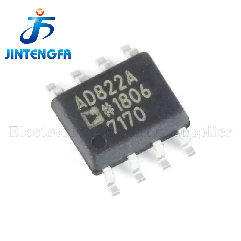 AD822 AD822ARZ AD822ARZ-REEL7 AD822A AD822AR SOP-8 รางจ่ายไฟเดี่ยว-to-Rail FET อินพุตปฏิบัติการเครื่