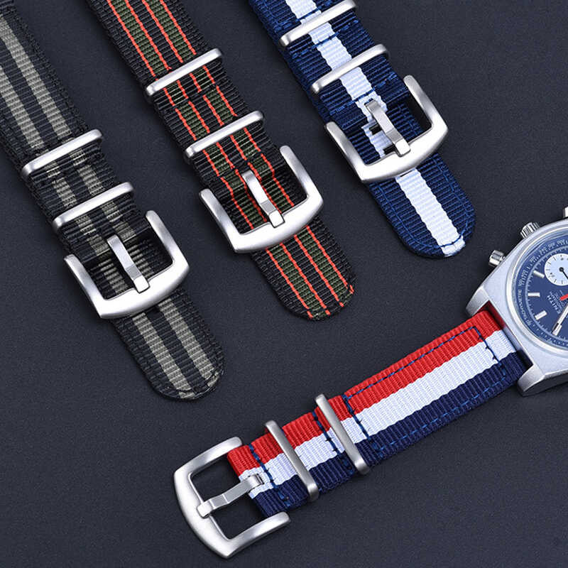 Release Quick Nato Strap Durable Nylon Watch Strap 18Mm 20Mm 22Mm Universal Nato Watchband For Men