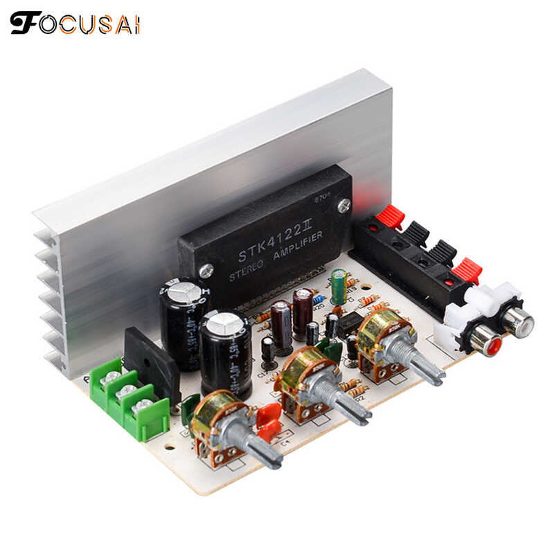 ❤ Focusai Dx-0408เครื่องขยายเสียงดิจิตอลลำโพงบอร์ดสเตอริโอบ้านโมดูลเสียง 2.0ช่องแผงเครื่องขยายเ