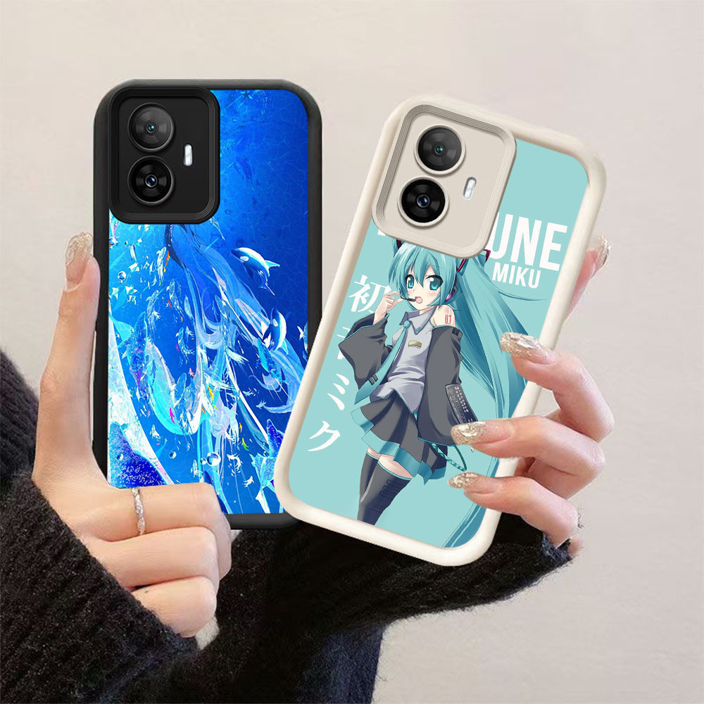YZ-90 Hatsune Miku กันกระแทกสําหรับ OPPO Realme Reno Narzo 13F 11 C67 10 N55 C55 F25 11F Pro 5G