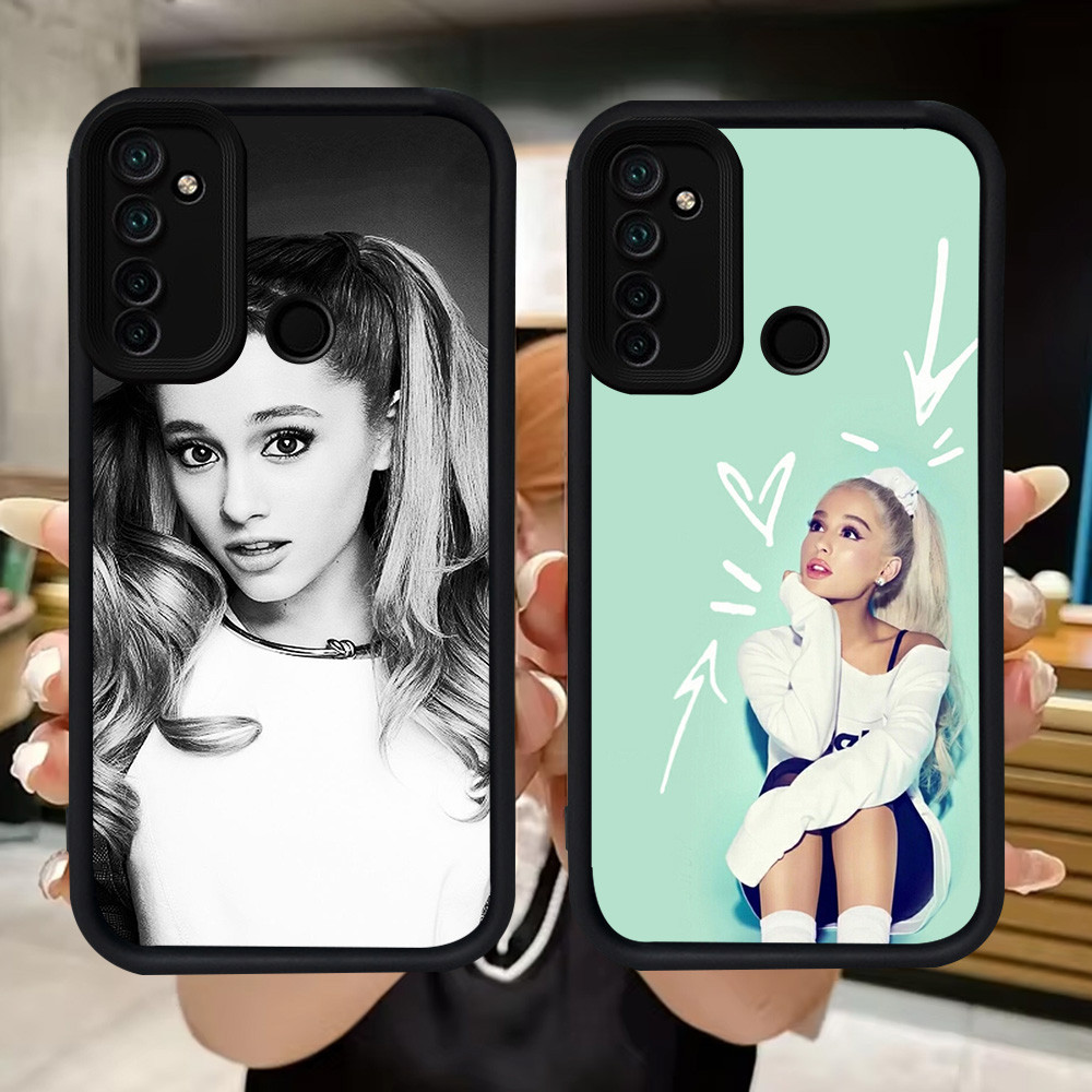 Q58 Ariana Grande soft Casing สําหรับ Realme C2 Narzo 10A C17 7i C75 10 5i 9i 6i 20A 5 5s C2s 14X 14