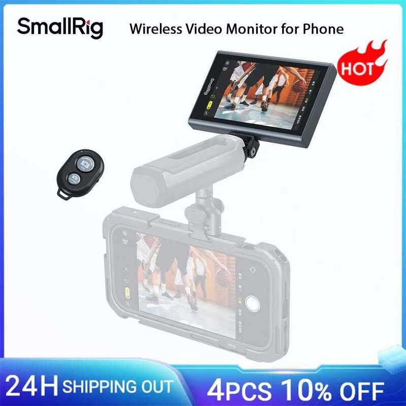 SmallRig จอภาพวิดีโอ สำหรับโทรศัพท์ iPhone สำหรับแอปกล้อง Blackmagic พร้อมรีโมทไร้สาย -4850 -4850