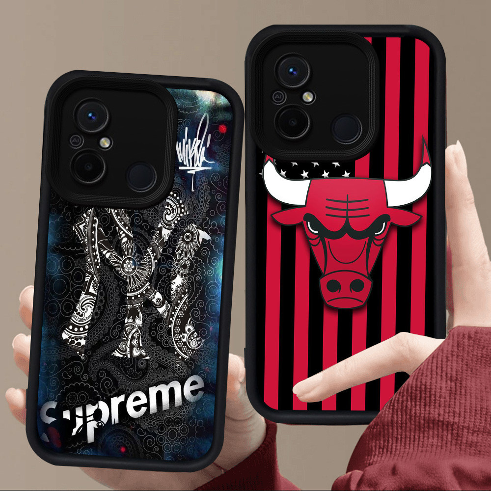 E88 การออกแบบแฟชั่นสําหรับซิลิโคนสีดํา Xiaomi Redmi POCO M3 M4 A1 C55 A2 12C C65 9A 9T 9C 10C A5 C71