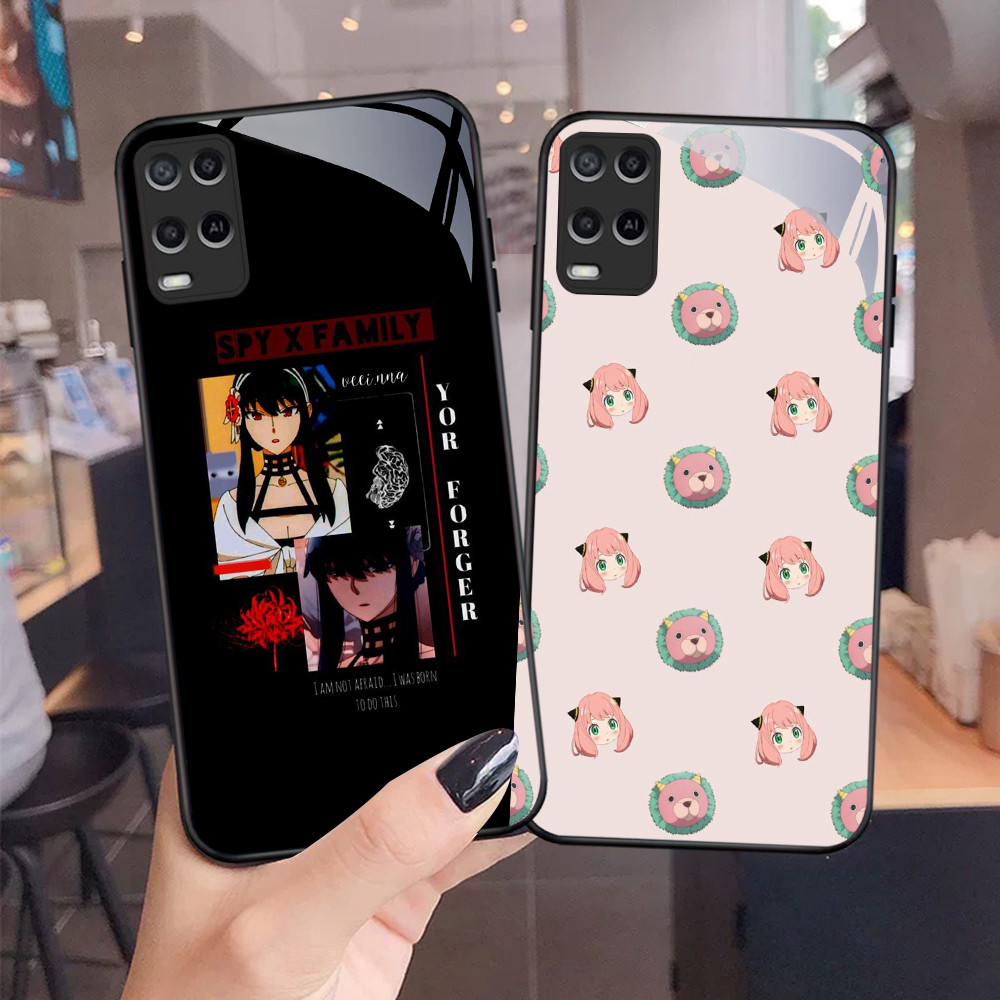 NC-85 Spy x ครอบครัว Kaca แก้วสําหรับ OPPO A54 A55 Reno Narzo 7 8 8i 9 50 Pro