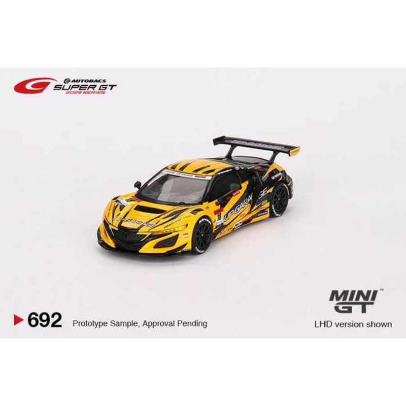 Minigt 1:64 Honda NSX Gt3 Evo22 #18 Upgarage NSX Gt3 Mgt0062-L รถลูกเต๋าของเล่นมอเตอร์รถยนต์โมเดลโล