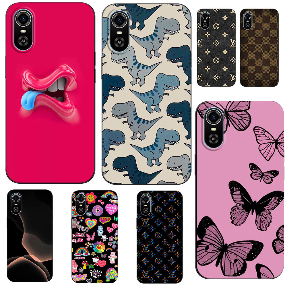 เคสสําหรับ ZTE Blade A31 PLUS เคสโทรศัพท์ด้านหลังป้องกันซิลิโคนอ่อนนุ่มสีดํา Tpu เคสโทรศัพท์รูปแบบต่างๆ
