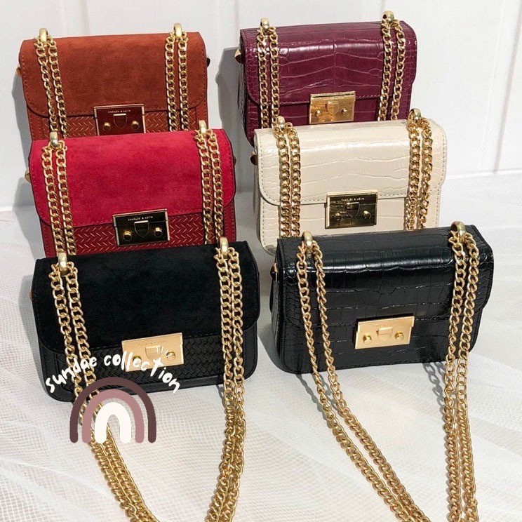 กระเป๋าสะพายข้างผู้หญิง CK MINI BOXY - กระเป๋าสะพาย CK022