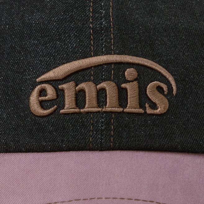 ♞รุ่นใหม่ หมวกผ้ายีนส์ Emis Washed Denim สี Gray/Pink ของแท้ 100% พร้อมส่ง