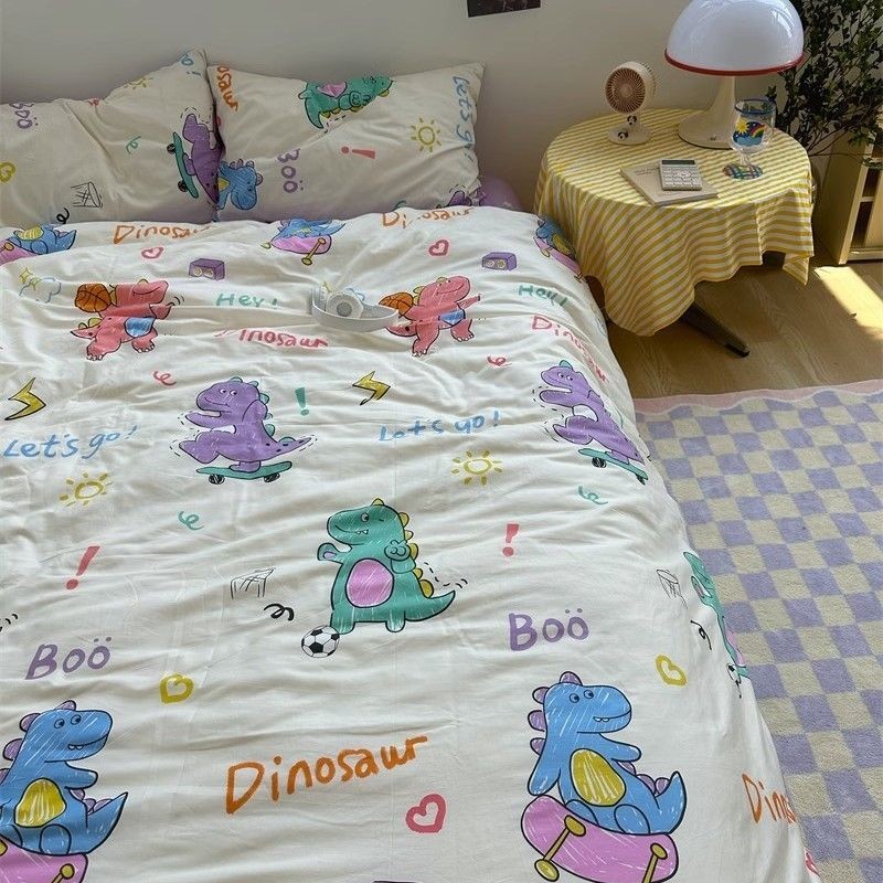 ชุดผ้าปูที่นอนผ้าฝ้าย Ins candy house 4 ชิ้น thumbnail 5