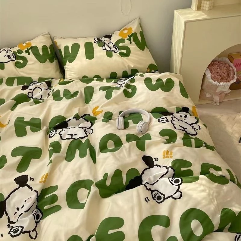 ชุดผ้าปูที่นอนผ้าฝ้าย Ins candy house 4 ชิ้น thumbnail 7