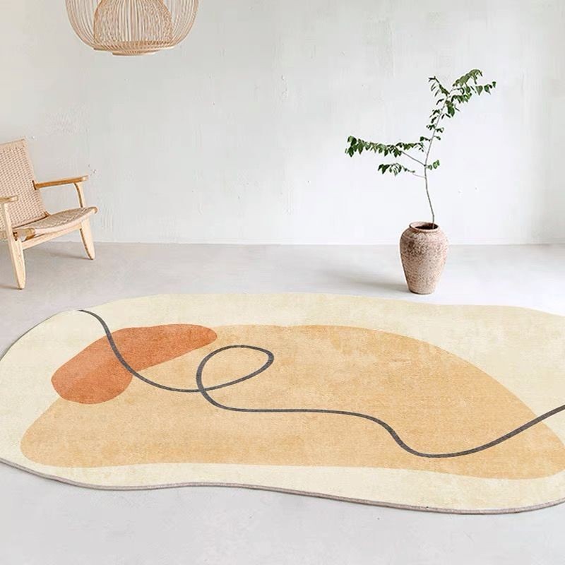 Irregular Modern Minimalist Living Carpet Home Decor Bedroom Bedside Rug Large Area Mat Non-slip Wa