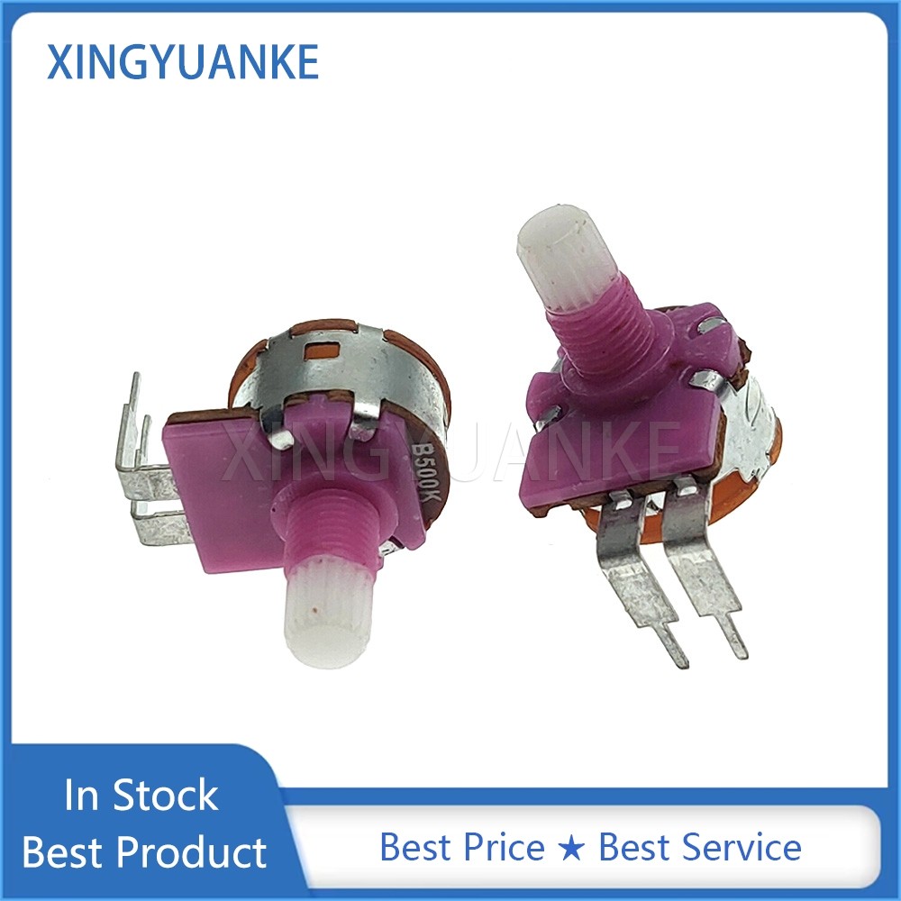 5 ชิ้น/ล็อตปรับ Potentiometer โคมไฟตั้งโต๊ะหรี่แสงได้ Dimmer B500K สวิทช์ 2 Pins ไฟอ่านหนังสือ Dimmer สวิทช์ควบคุม