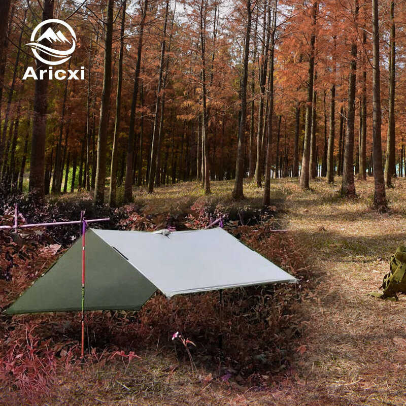 Aricxi ★ Ultralight Tarp Lightweight MINI Sun Shelter Camping Mat Tent Footprint 15D Nylon Silic