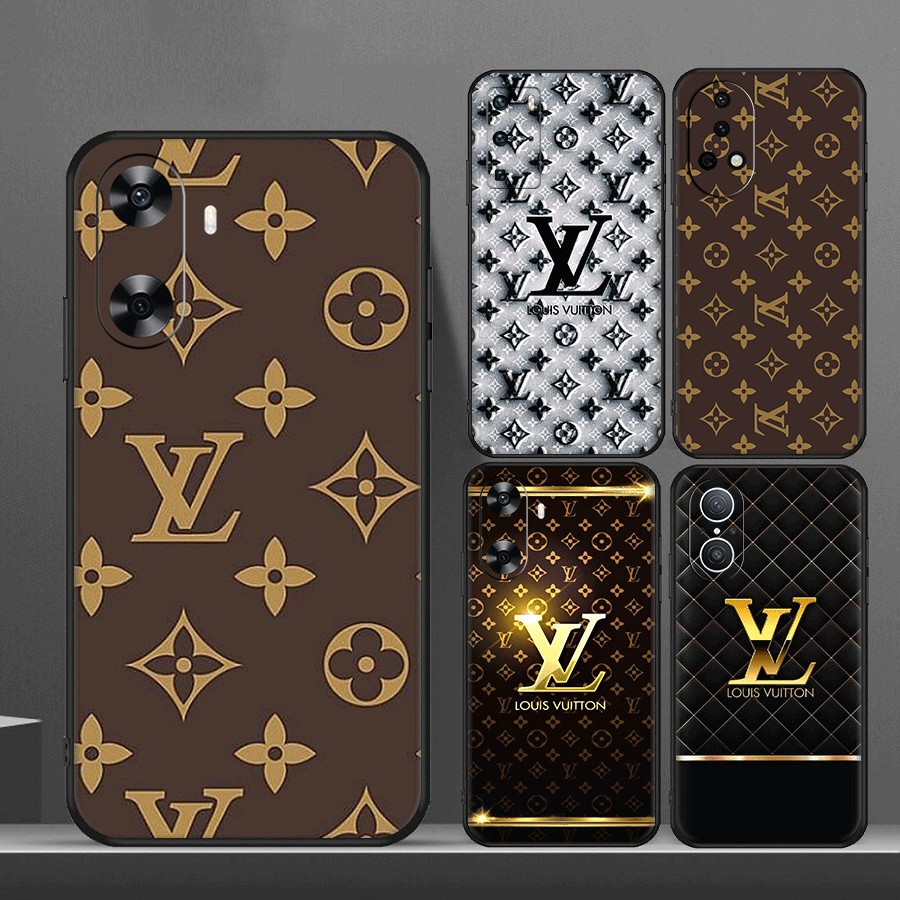 J5F Simple LV แฟชั่นแบรนด์สําหรับ Huawei Y7 Y9 Prime Nova 2i 2 Lite 3 3i 4E 5i TPU ซิลิโคนอ่อนนุ่มสี