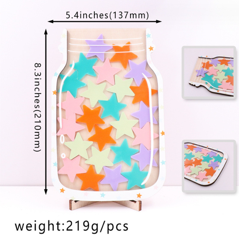 Personalized Moon Reward Jar 代智能的星 หวย mainkoo儿童礼物