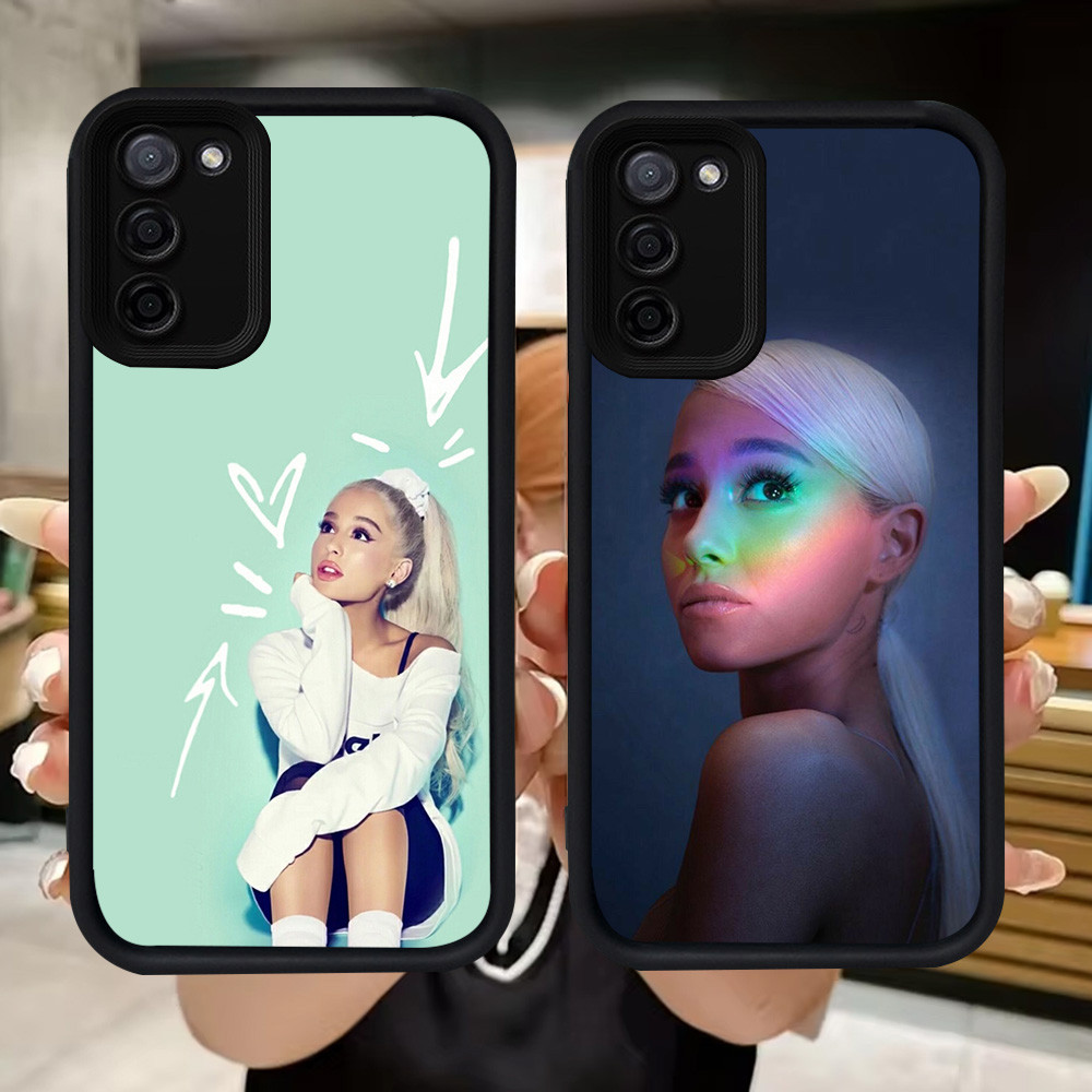 Q58 Ariana Grande soft Casing สําหรับ Samsung A02 J4 M02 A03S A71 A31 A02S J6 Plus M02S A51 A03 Core