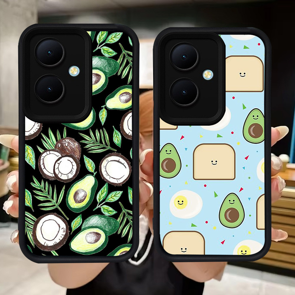 Q33 Avocado soft Casing สําหรับ OPPO Reno 11 8T 13F 11F 10 Pro 5G