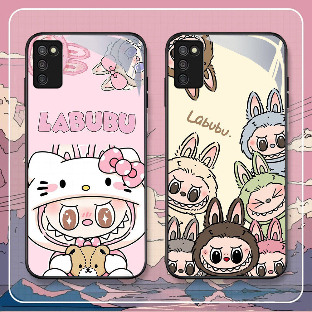 NA-49 Labubu HD Softcase กระจกเคลือบเงาสําหรับ Samsung A03S A71 M02S A02S A51