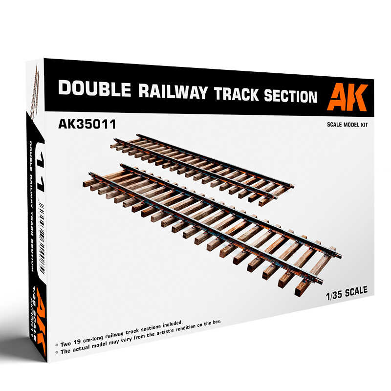 ชุดโมเดล AK SCALE AK35011 ส่วนรางมาตรฐาน 1/35 (ส่วนคู่)