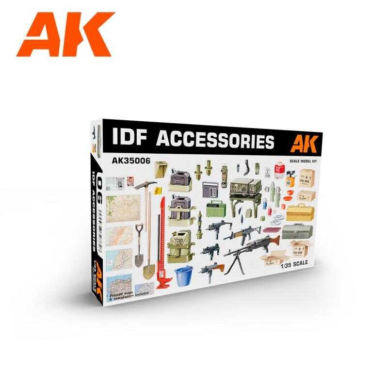 ชุดโมเดล AK SCALE AK35006 อุปกรณ์เสริม IDF ขนาด 1/35