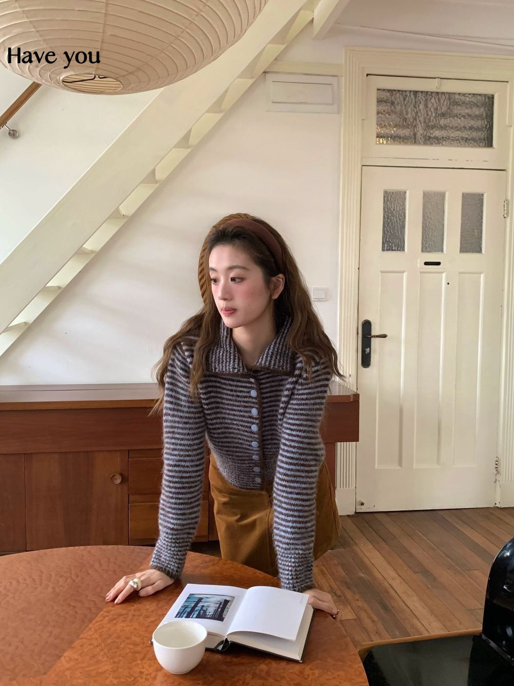 คาร์ดิแกนสไตล์ฝรั่งเศส ปี 2025 ลายสวยงาม นุ่มสบาย สำหรับหน้าหนาว ราคา ถูกที่สุด ดีลบีเคเค แกลเลอรีภาพที่ 3