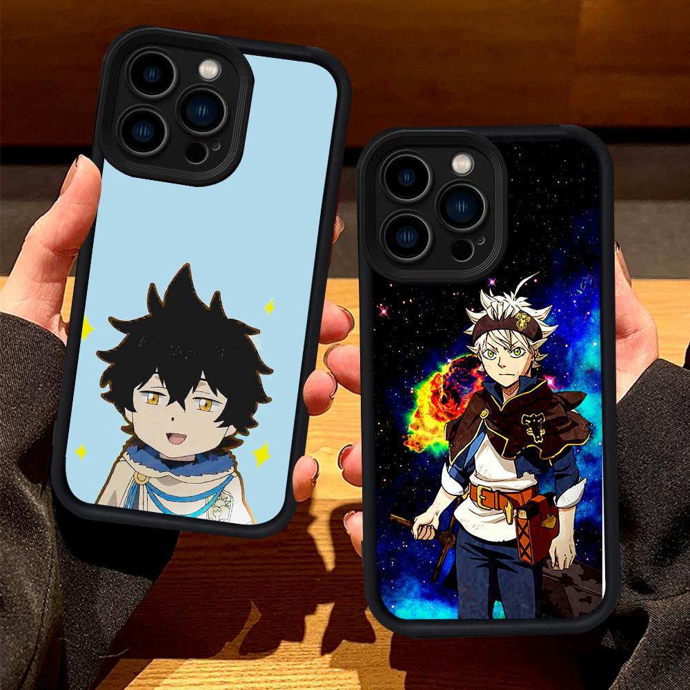 R98 Black Clover เคส iPhone 12 7 11 8 Pro Max Plus