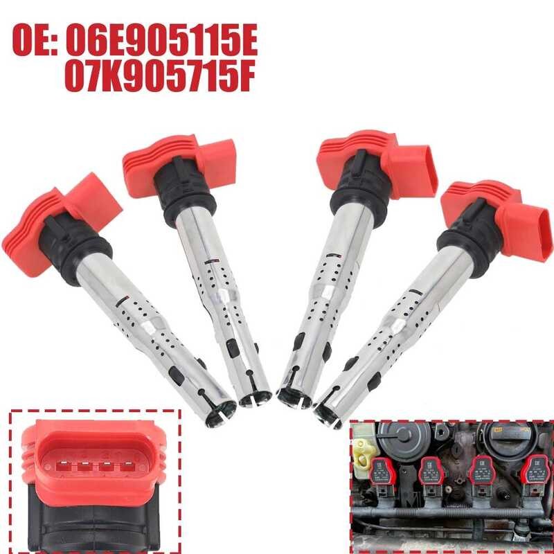 06E 905115 G/E/C/D คอยล์จุดระเบิดสําหรับ Audi Q5 A3 A4 A5 A6 R8 A7 TT VW Passat CC B7 Sciricco Tigu