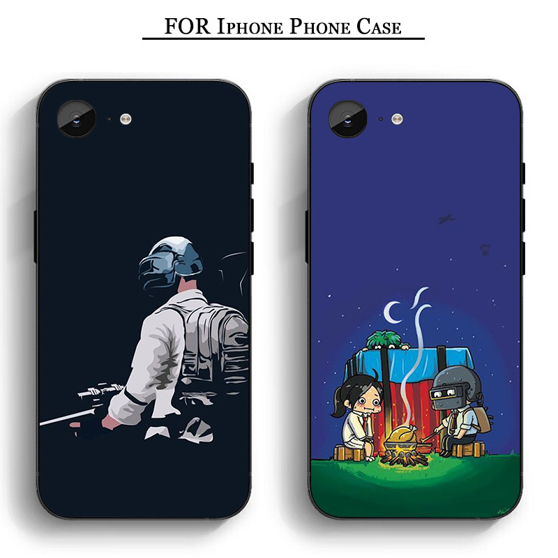LH224 PUBG cool iPhone 11 12 Pro Max Mini 6 7 8 Plus Plus 6S X XS Max XR SE Soft Case