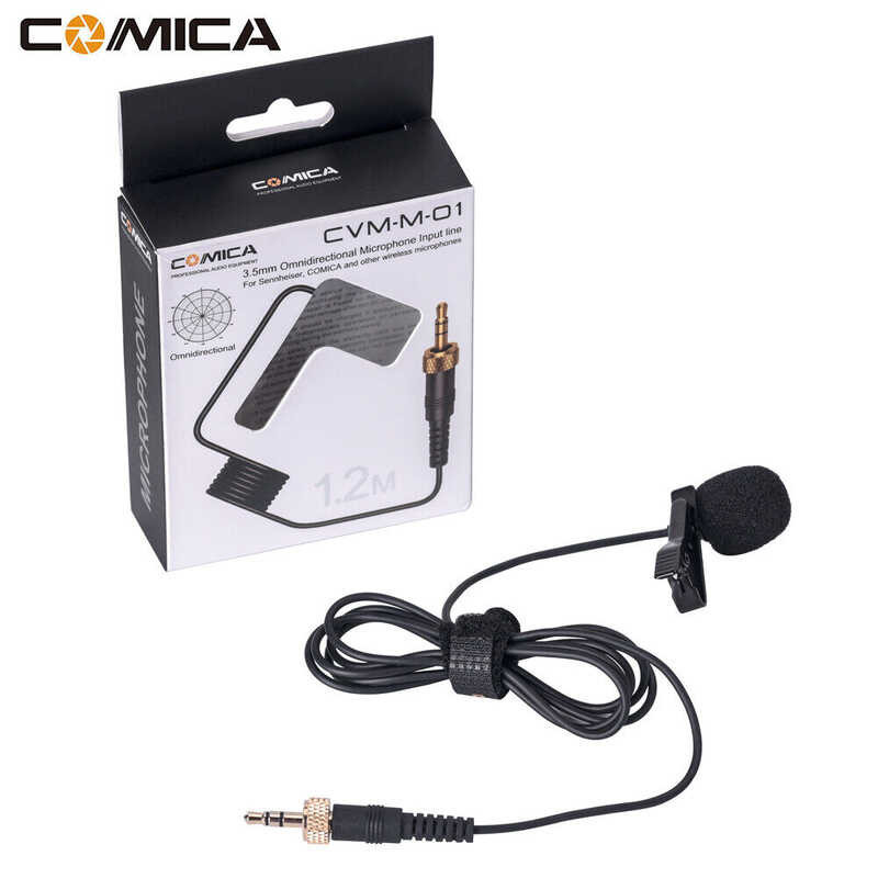COMICA Cvm-M-O1 Omni-Directional Microphone, Lapel Microphone Senn-Heiser, Comica And Other Wireles