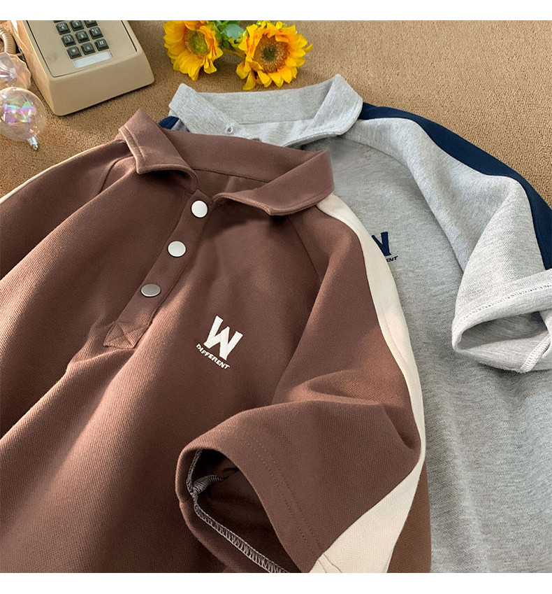 ส่งไวจากไทย TAYCEN M-2XL เสื้อโปโล แขนสั้น เสื้อยืด ผู้หญิง เสื้อสาวอวบ งานปัก เกาหลี โอเวอร์ไซส์