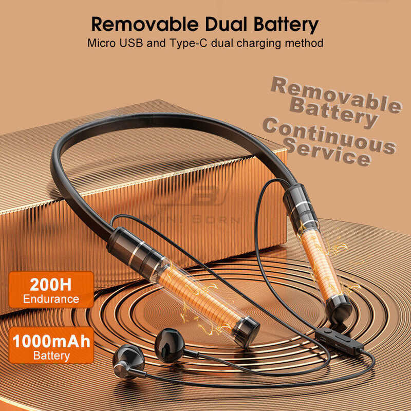 Mini Born TWS หูฟังครึ่งหูฟังชนิดใส่ในหู Bluetooth 5.3หูฟังคอแข