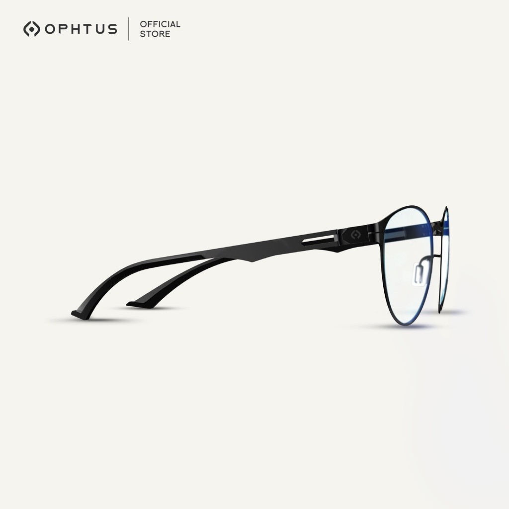 ♞,♘,♙OPHTUS แว่นกรองแสงสำหรับเกมเมอร์ รุ่น Phantom สี Black เลนส์ RetinaX Clear