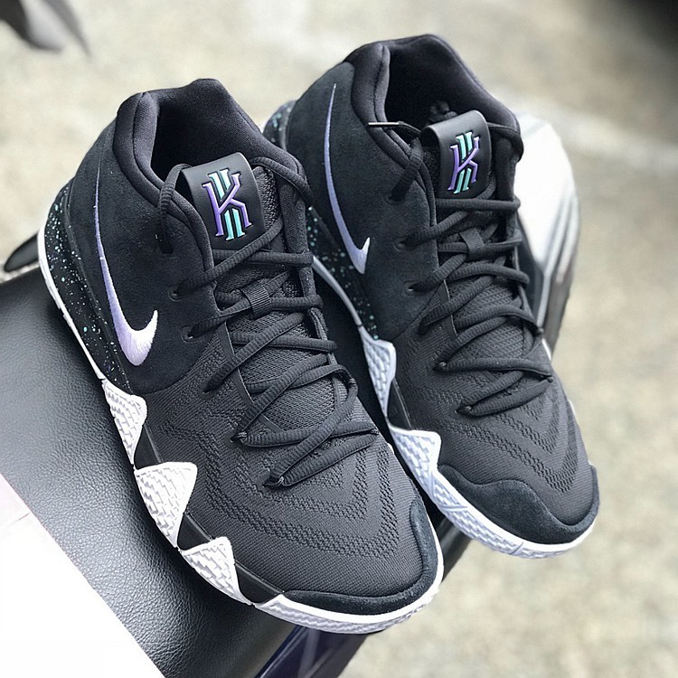 ♞,♘,♙Nike(ไนกี้) Nike Kyrie 4 Irving รุ่นที่ 4 NCAA Halloween Drew Black Gold ปีลิงดำและสีขาว 94380