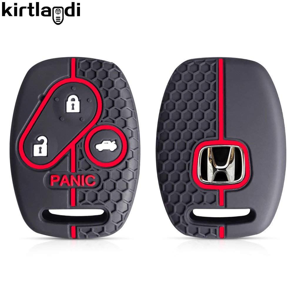 สําหรับ Honda Accord Civic CRV Jazz Fit Pilot SRV FRV Civic 8th Generation Caps Key Cover ซิลิโคนรถ 