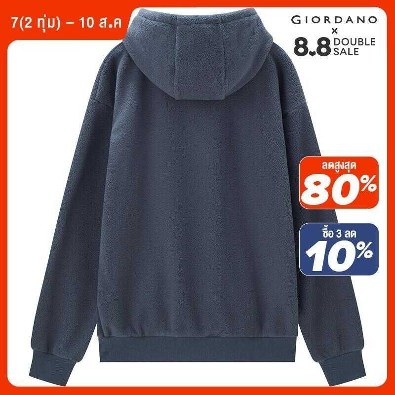 ❤ Giordanoผู้หญิง เสื้อกันหนาวมีฮู้ดขนแกะแบบพลิกกลับ