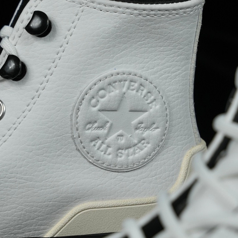 Converse Chuck 1970s Water Repellent Leather White High-Top Casual รองเท้าผ้าใบออกกําลังกาย