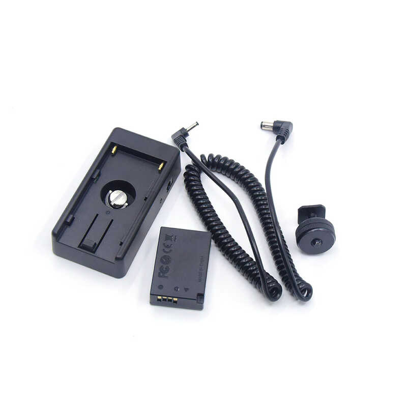 DR-E17 4 DC Coupler LP-E17 Dummy With NP F550 F750 F960 F970 Battery Adapter Plate Kit for Canon