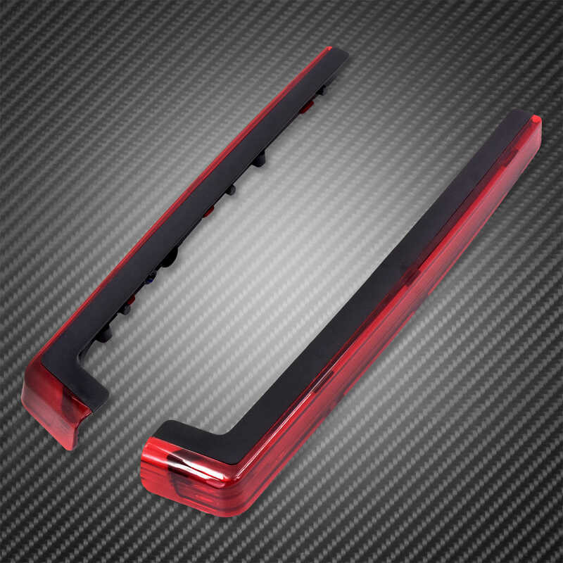 รถจักรยานยนต์สีแดง 99C / LED Tour Pak Pack เน้นเสียงแผงด้าน